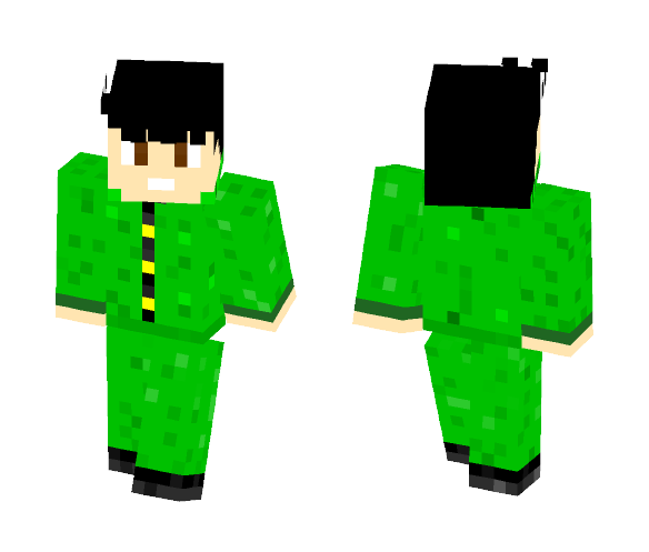 Yusuke Urameshi (Green Outifit) - Male Minecraft Skins - image 1