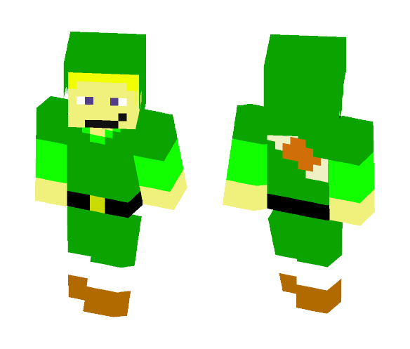 Toon Link (Original) - Male Minecraft Skins - image 1