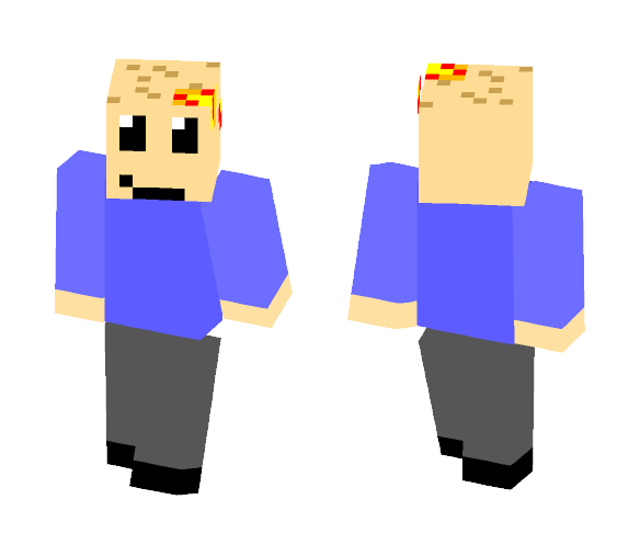 Zach: Fire (Riddle Transfer) - Male Minecraft Skins - image 1