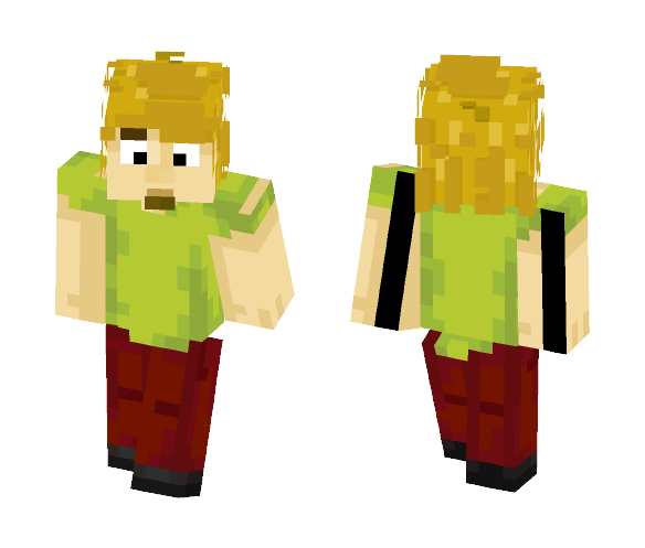 Download Free Shaggy (Scooby-Doo) Skin for Minecraft image 1. Shaggy (Scoob...