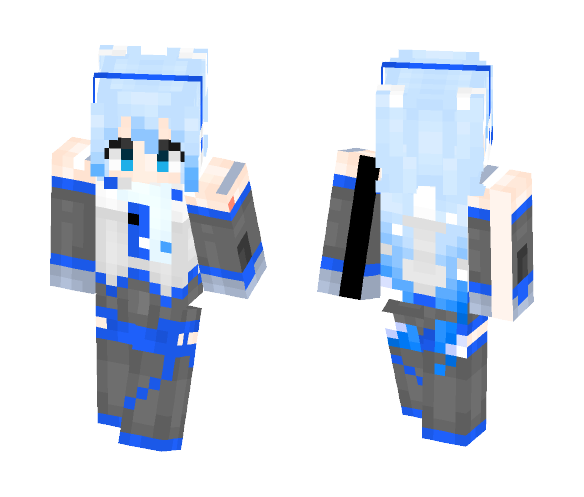 SnowMiku - Female Minecraft Skins - image 1
