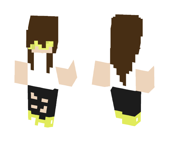 wild girl~deven - Female Minecraft Skins - image 1