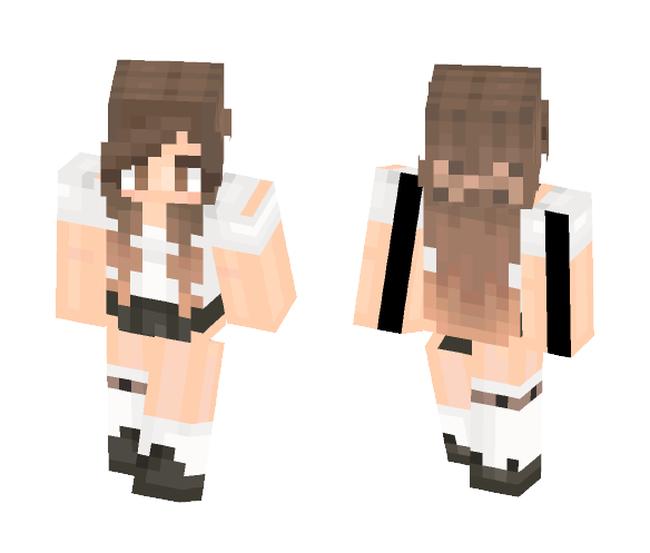 Brunette with Lots of Hair. - Female Minecraft Skins - image 1