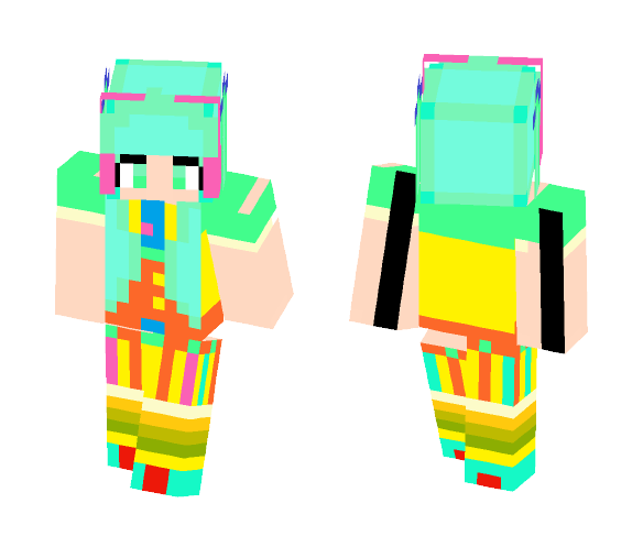 Shake It- Hatsune Miku - Female Minecraft Skins - image 1