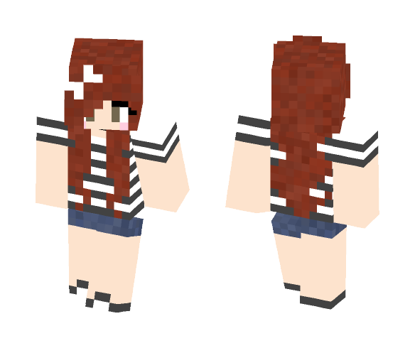 Redhead Girl ｡◕‿ ◕｡ - Girl Minecraft Skins - image 1