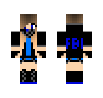 FBI girl - Girl Minecraft Skins - image 2
