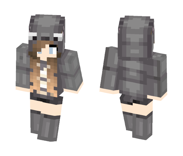 Totoro Girl skin - Girl Minecraft Skins - image 1
