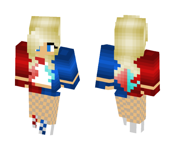 Harley Quinn from suicide squad - Comics Minecraft Skins - image 1