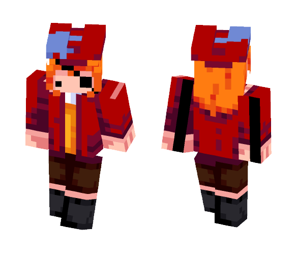 Cap'n 'O Th' Risin' Sun - Female Minecraft Skins - image 1