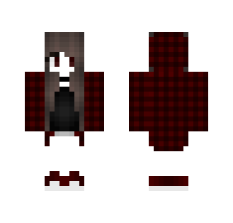 e. e Hipster Girl - Girl Minecraft Skins - image 2