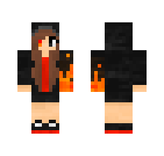 Fire User (Request) - Female Minecraft Skins - image 2