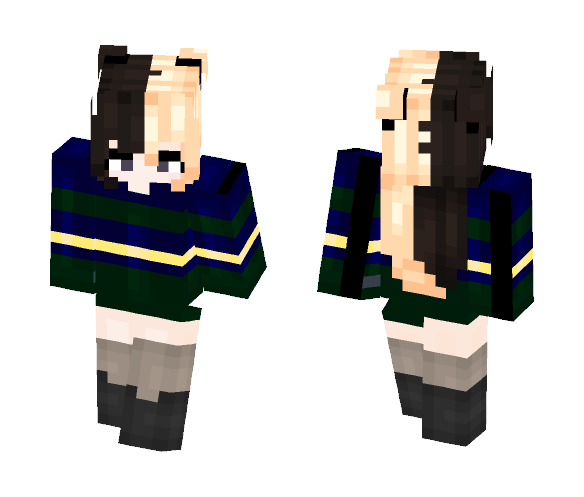 pretty cute sweater okok - Female Minecraft Skins - image 1
