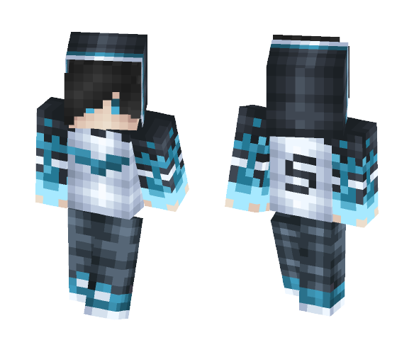 Synergyz PVP Blue Clan Ghoul - Male Minecraft Skins - image 1