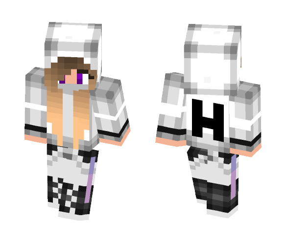 Hacker Girl - Girl Minecraft Skins - image 1