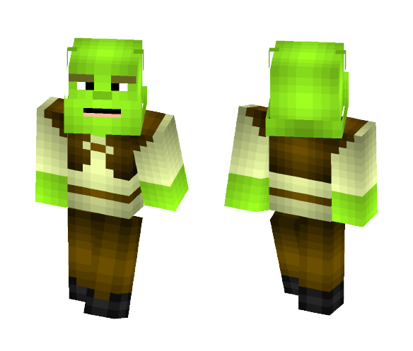 Shrek With Infinity Gauntlet Minecraft Skin
