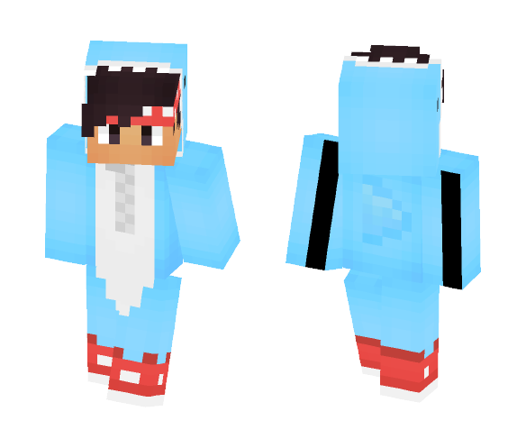 Sharktooth (New and Improved) - Male Minecraft Skins - image 1