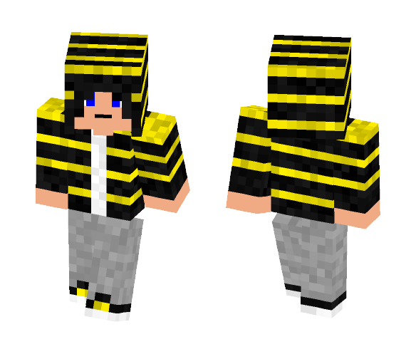Bee hoodie - Male Minecraft Skins - image 1