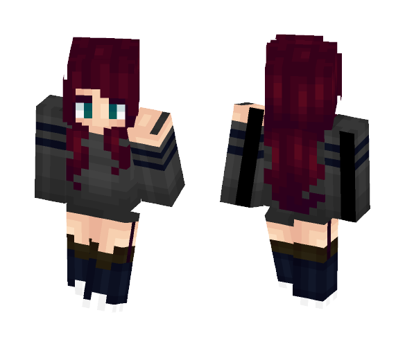 It's so hot here. - Female Minecraft Skins - image 1