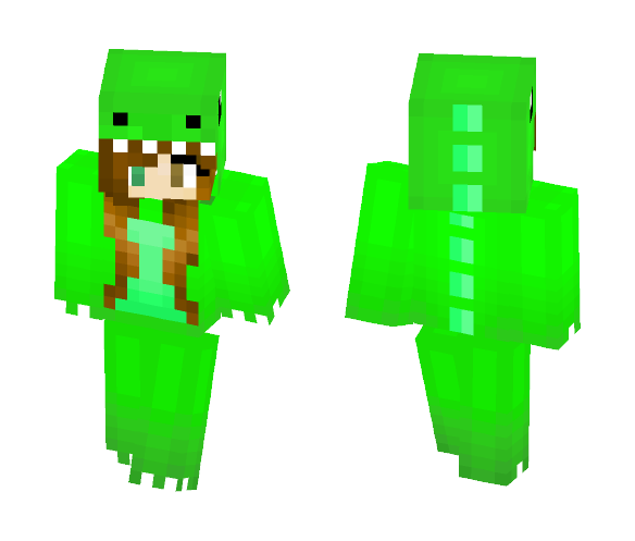 Dino Girl~ (Kigirumi Collection) - Female Minecraft Skins - image 1