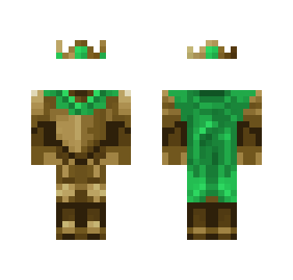 King with green Cape - Male Minecraft Skins - image 2