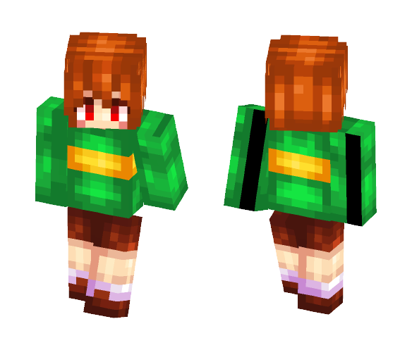 Chara - Undertale - Interchangeable Minecraft Skins - image 1
