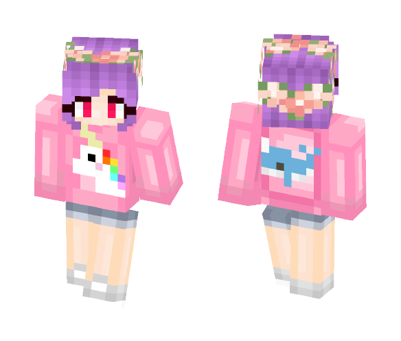 Me in an another dimension ^ ^ - Female Minecraft Skins - image 1
