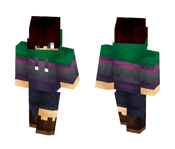 UNDERTALE: male version of Chisk - Male Minecraft Skins - image 1