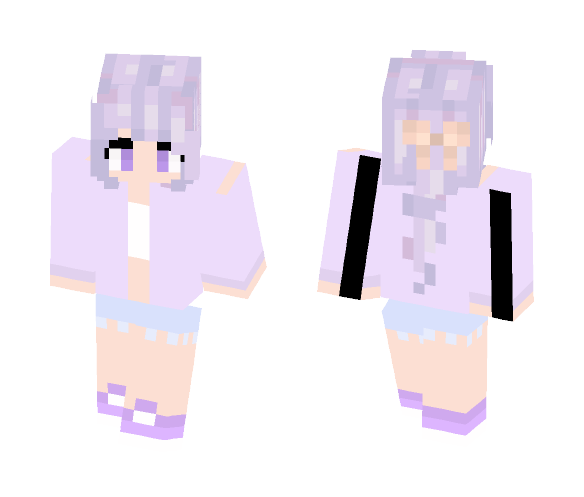 Unshaded Skin (Hair Is Shaded) - Female Minecraft Skins - image 1