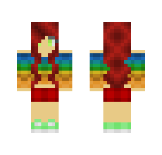 rainbow girl - Girl Minecraft Skins - image 2