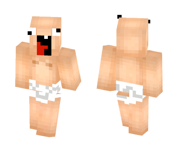 DERP BABY!! edit... - Male Minecraft Skins - image 1