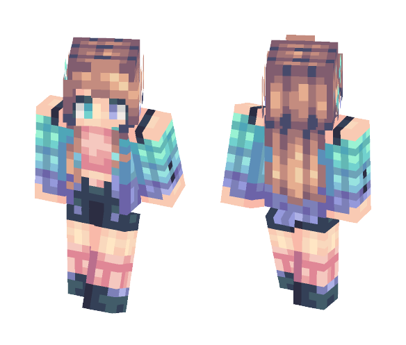 Eyy, I actually made something xD - Female Minecraft Skins - image 1