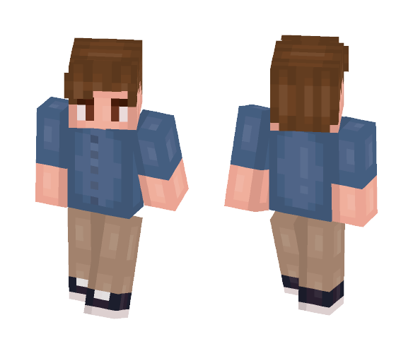 Button Up - Male Minecraft Skins - image 1