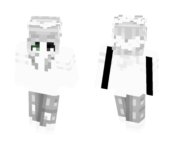 Ghost Gril UHCer - Female Minecraft Skins - image 1