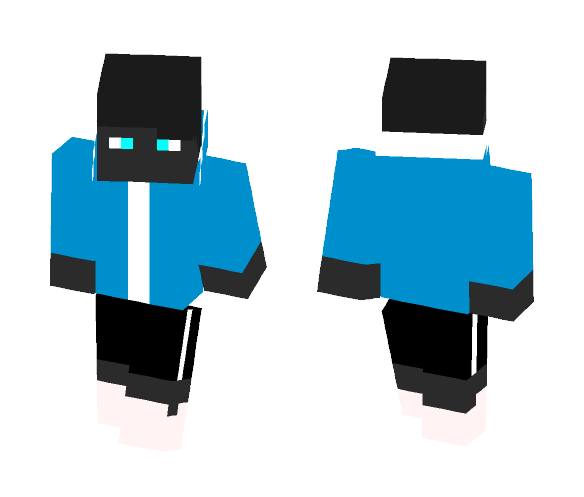Titanium Boy winter version - Boy Minecraft Skins - image 1