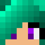 Cute Turquoise Hair - Female Minecraft Skins - image 3