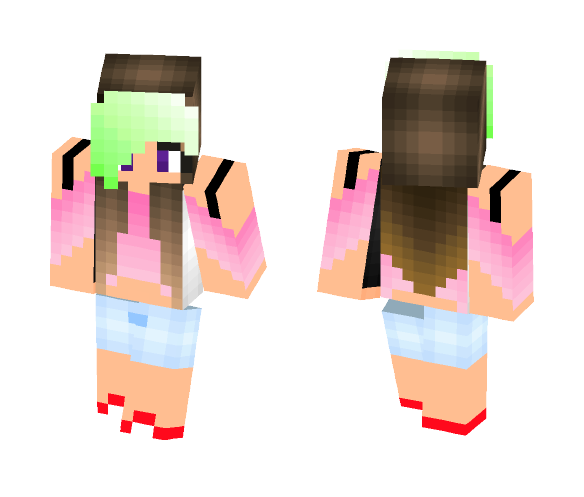 ~Cute~Girly~Girl~ - Cute Girls Minecraft Skins - image 1