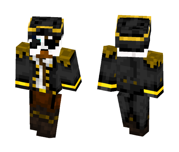 Pirate Panda - Male Minecraft Skins - image 1