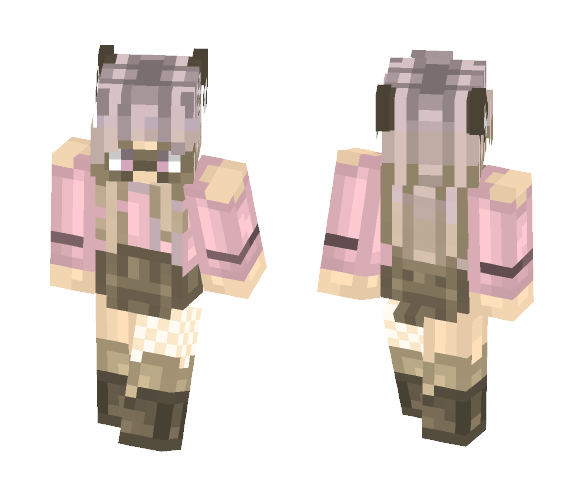 Pastel-ish w/ Glasses - Female Minecraft Skins - image 1