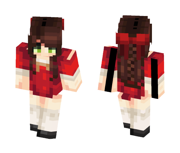 Rose red - Female Minecraft Skins - image 1