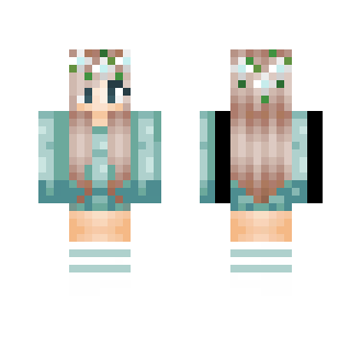 ~c u t i e~ 1st non-chibi skin! - Female Minecraft Skins - image 2