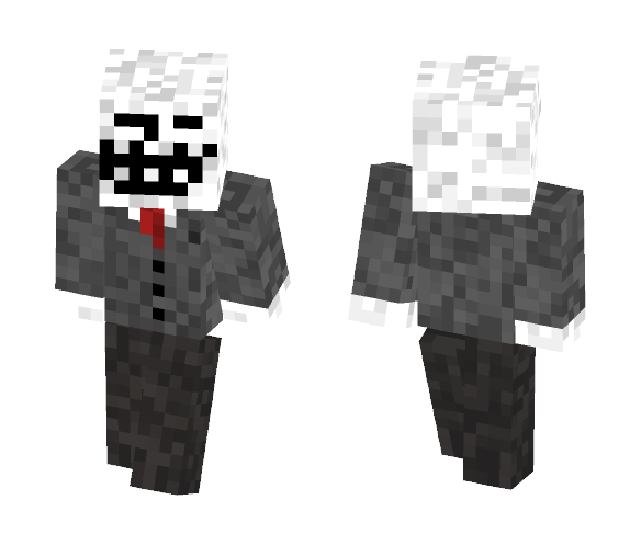 Troll Face My Version - Male Minecraft Skins - image 1