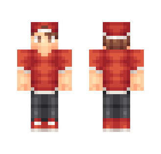 Red & White Shirt - Male Minecraft Skins - image 2