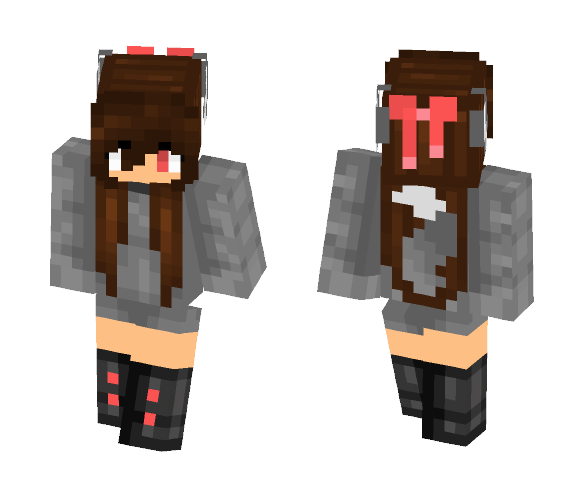 ????Werewolf Girl????|Chxrie - Female Minecraft Skins - image 1