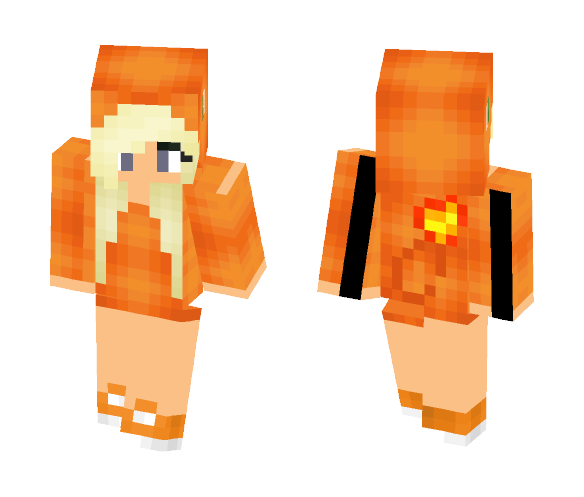 DINO GIRL - Girl Minecraft Skins - image 1