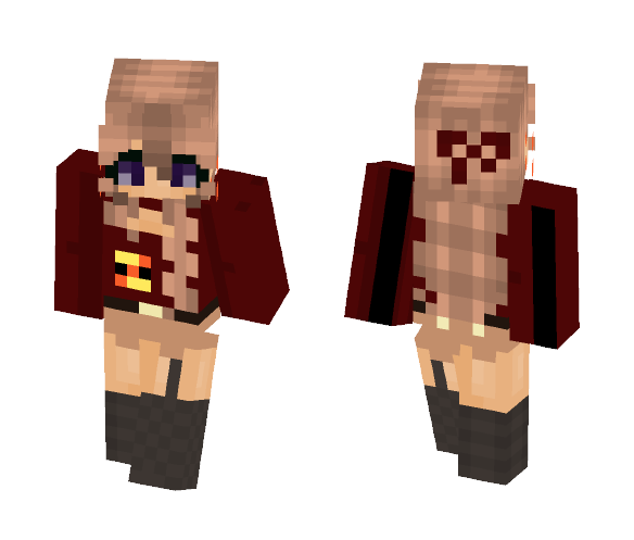 MagmaCube lover - Female Minecraft Skins - image 1