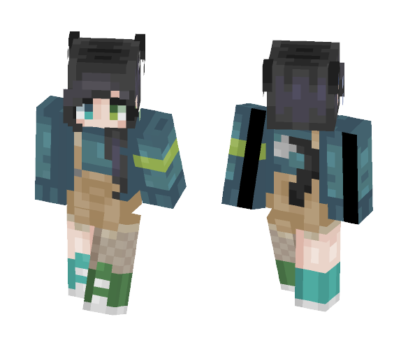Main oc // Ellie - Female Minecraft Skins - image 1
