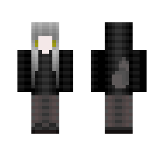 Grey Girl - Girl Minecraft Skins - image 2