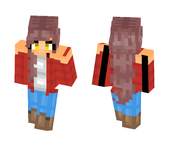 Kawaii Fox Girl - Girl Minecraft Skins - image 1