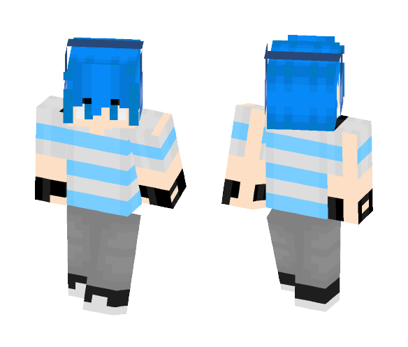I Like Stripes - Male Minecraft Skins - image 1