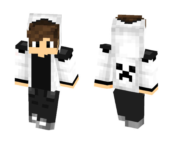 Download White Creeper Minecraft Skin For Free